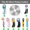 10 Packs 45mm Rotary Cutter Blades 45mm Quilting supplies Rotary Cutter Blades for fabric by, compatible with OLFA,Fiskars,Mr.Pen,DAFA,Truecut etc. Sewing Arts Crafts, Sharp and Durable